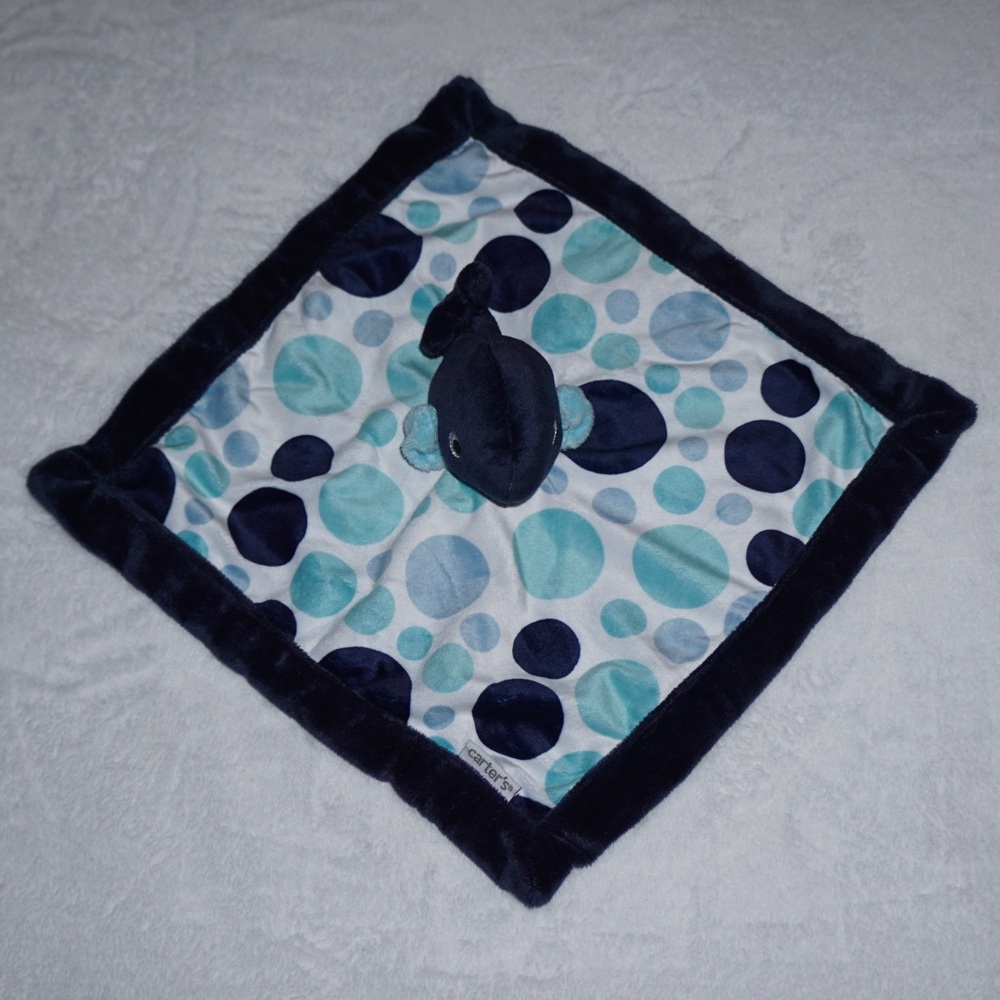 Carter’s Blue Whale Security Blanket Lovey